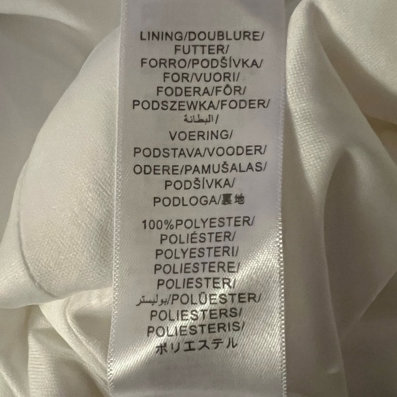 Adrianna Papell Satin Crepe Ivory Jumpsuit - Picture 16 of 16